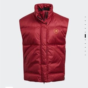 Adidas by Stella McCartney Red Puffer Vest